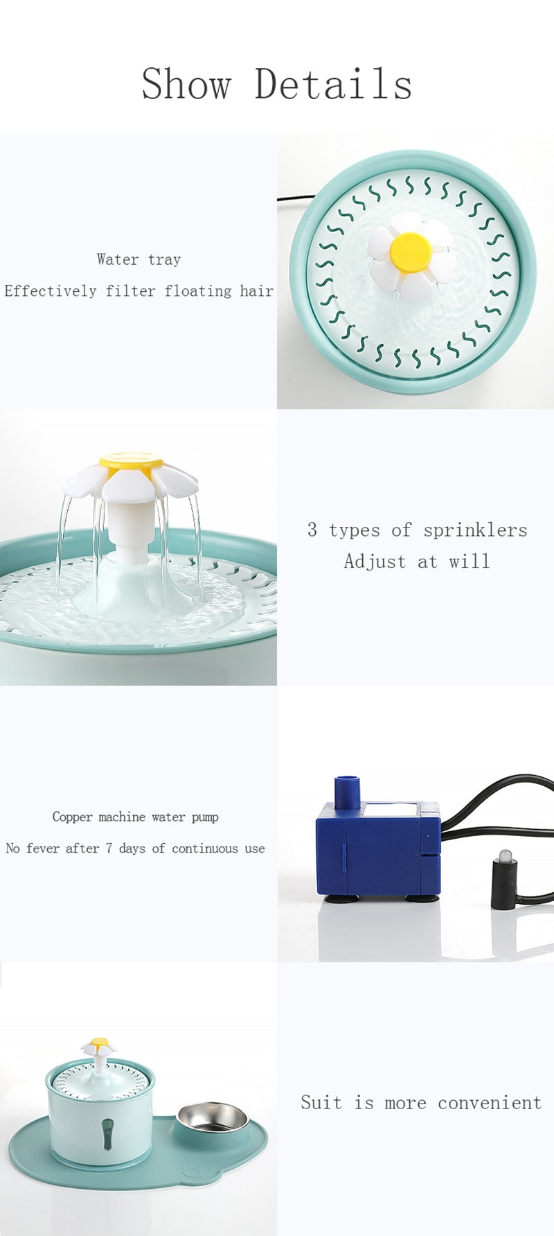 Pet Drinking Water Fountain