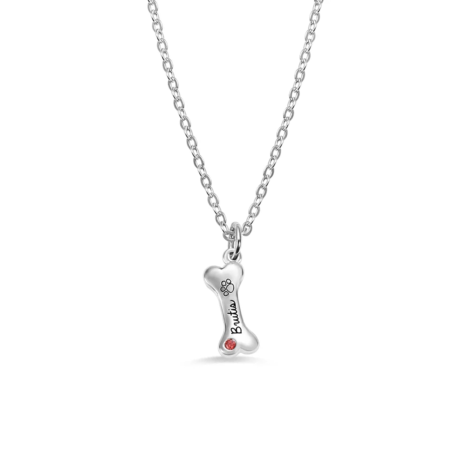 Customized Name Bone Necklace