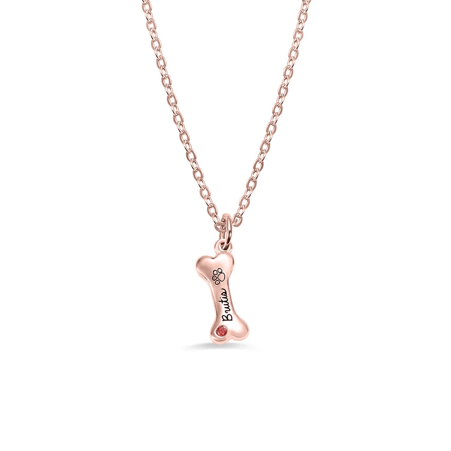 Customized Name Bone Necklace