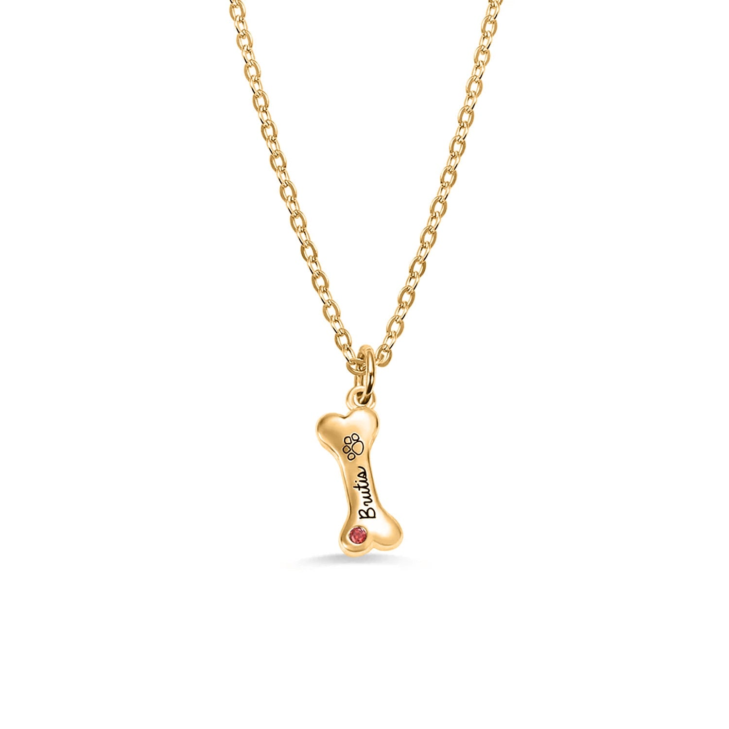 Customized Name Bone Necklace