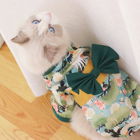 Summery Japanese Pet Kimono