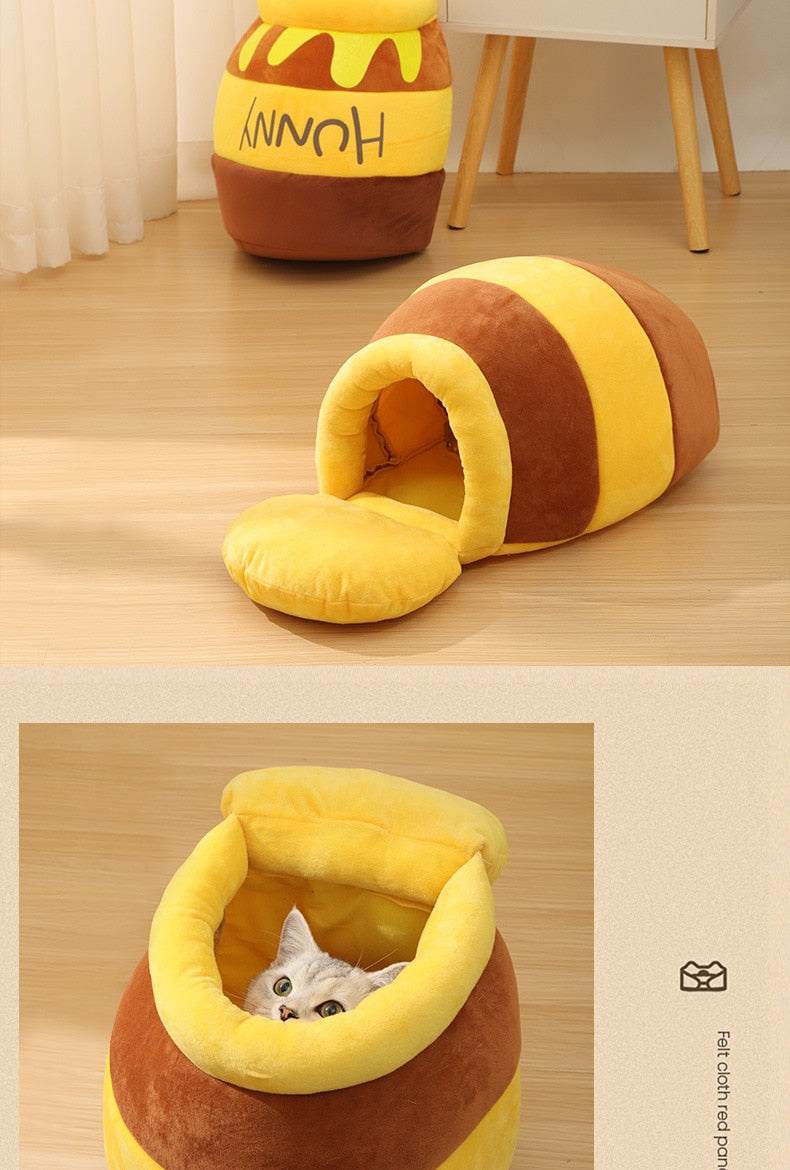 Honey Jar Shape Pet Bed