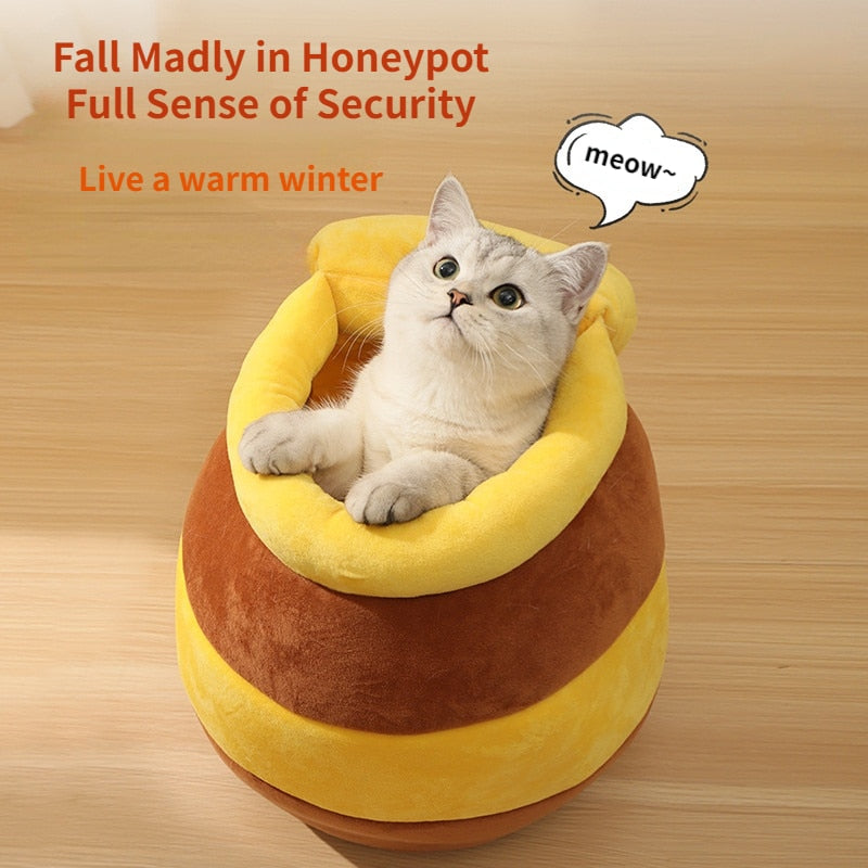 Honey Jar Shape Pet Bed