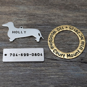 Personalized Dog Charm Keychain