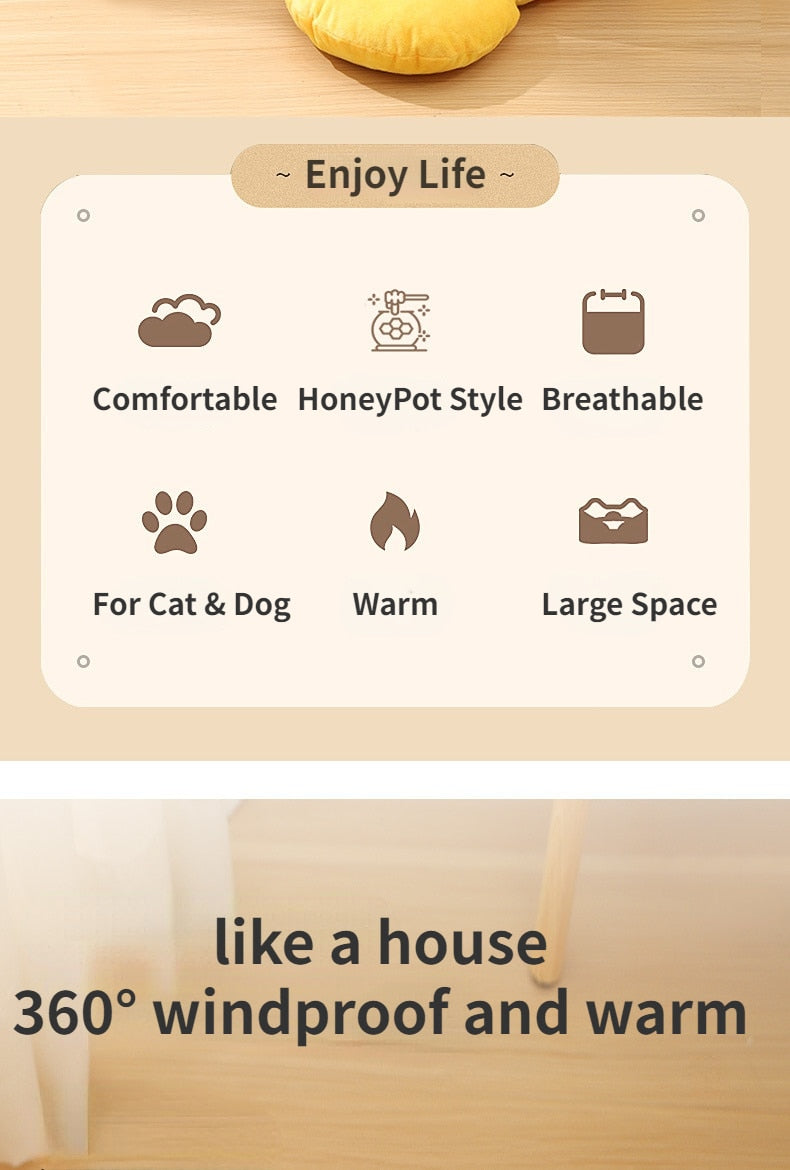 Honey Jar Shape Pet Bed