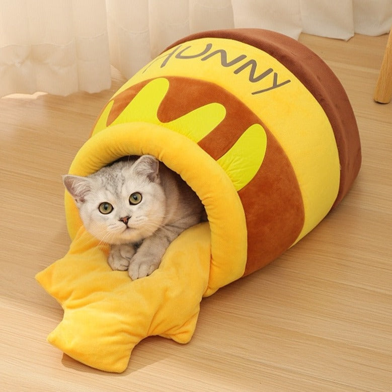 Honey Jar Shape Pet Bed