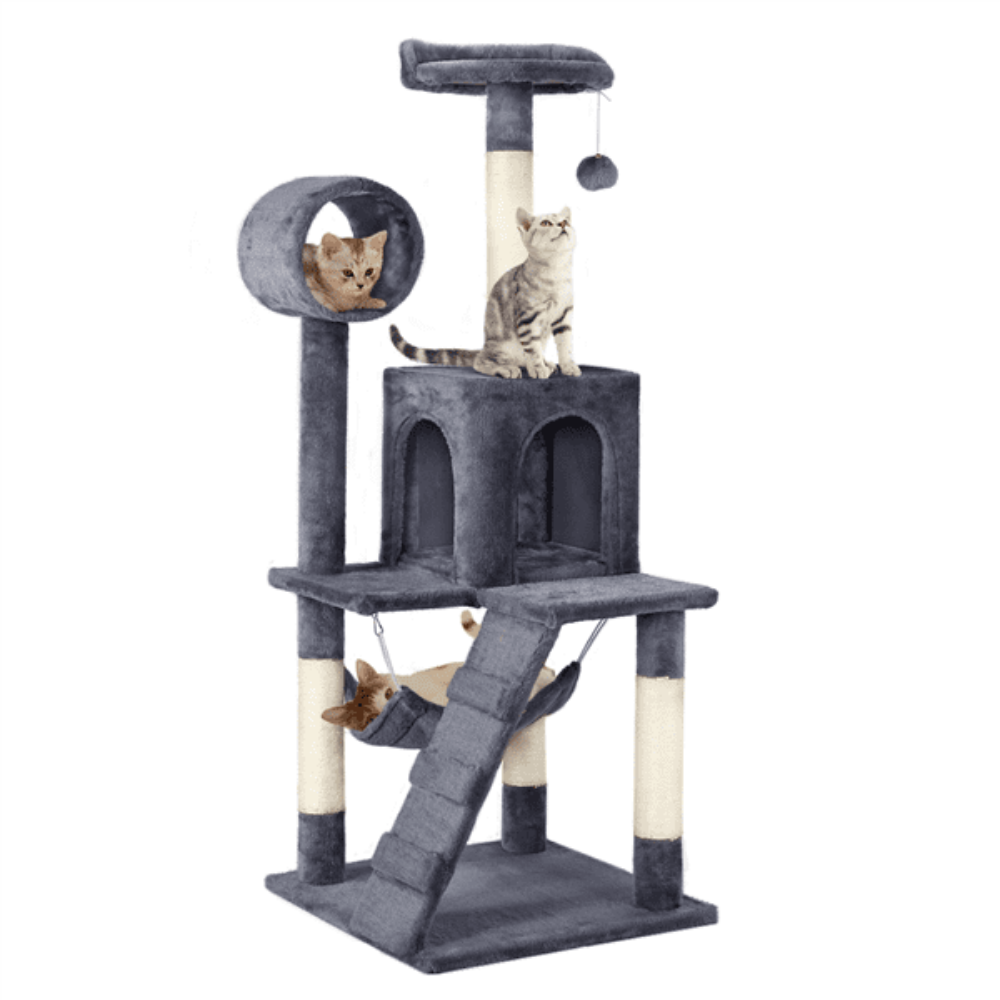Cat Tree House with Hammock