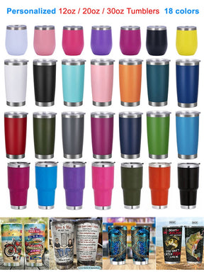Personalied Vacuum Insulated Tumbler
