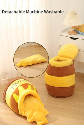 Honey Jar Shape Pet Bed