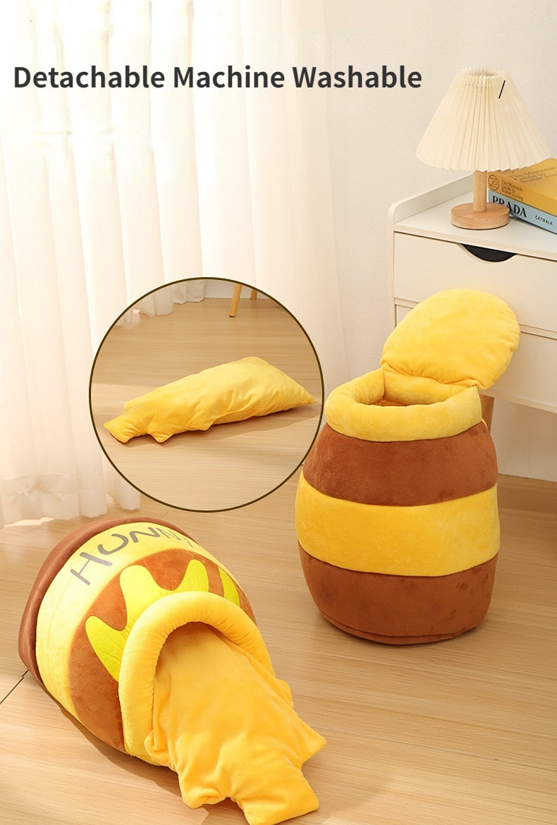 Honey Jar Shape Pet Bed