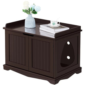 Wooden Cat Litter Box
