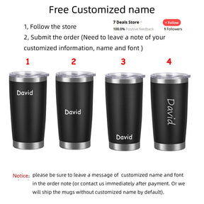Personalied Vacuum Insulated Tumbler