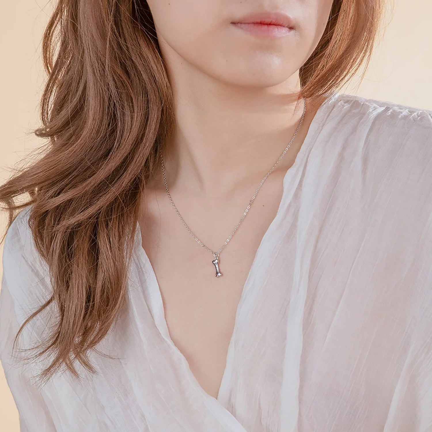 Customized Name Bone Necklace