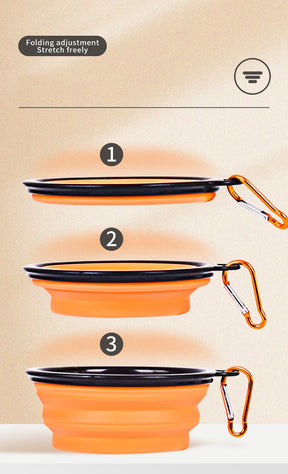 Portable Folding Pet Bowl