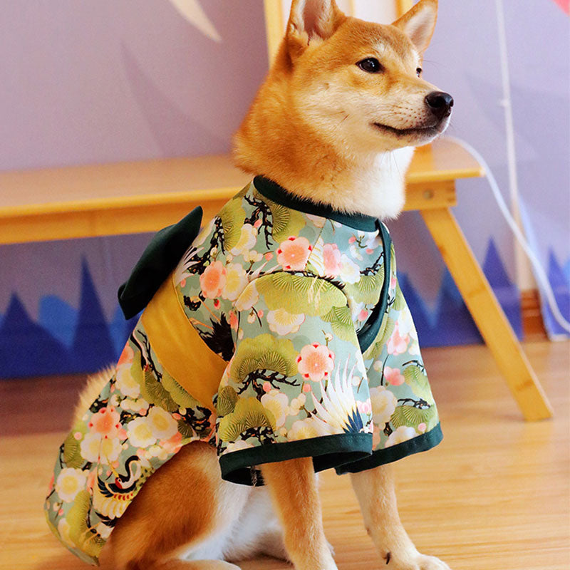 Summery Japanese Pet Kimono